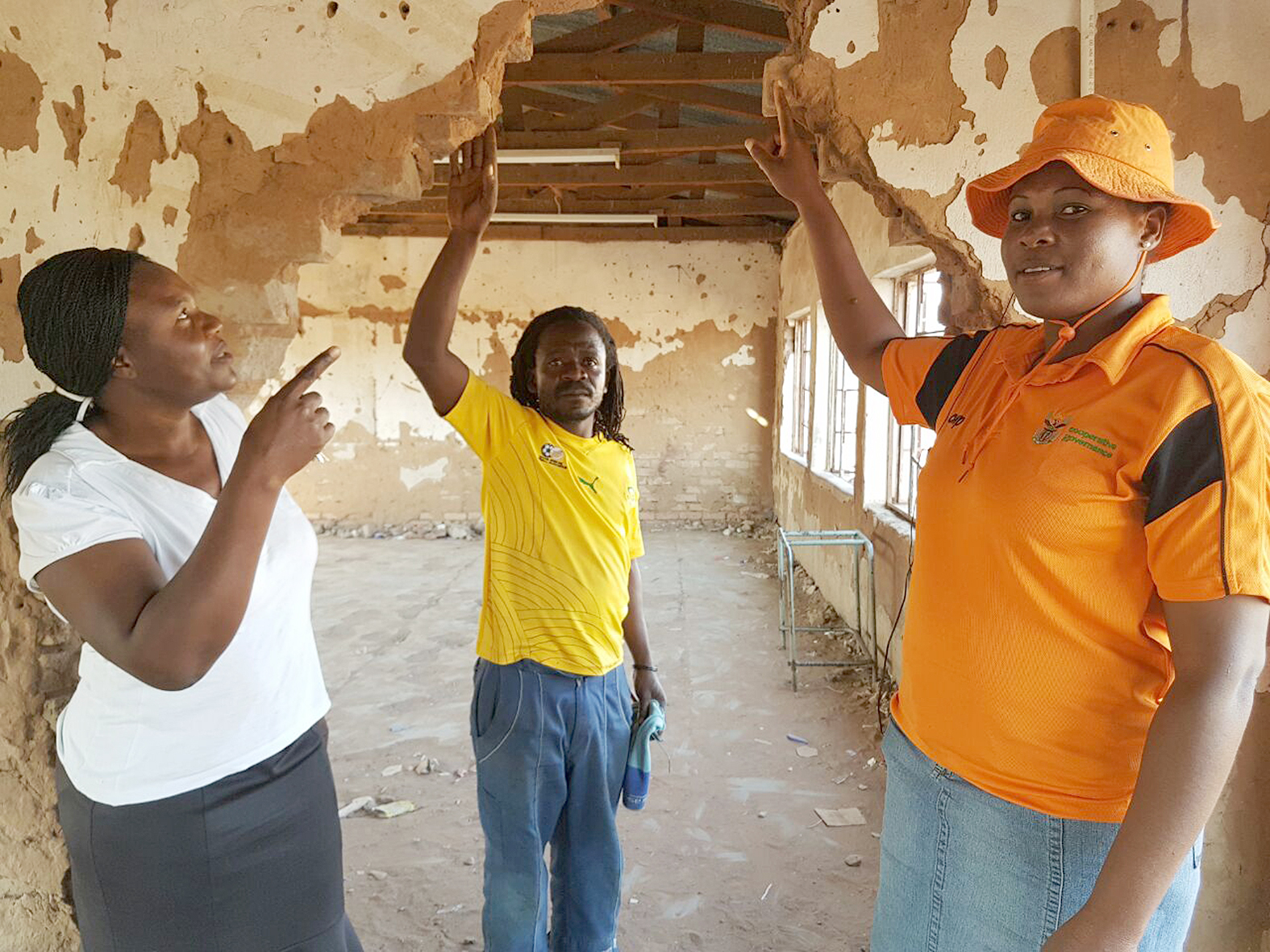 Collapsing school poses threat to pupils