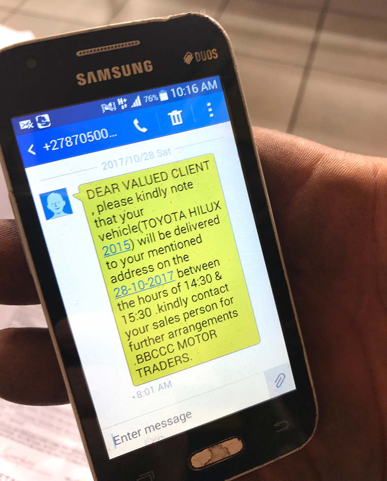 Another clever scam