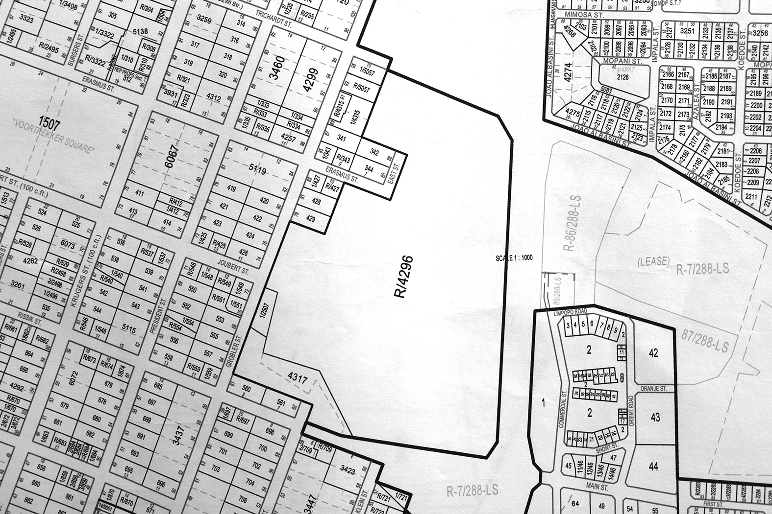 Parts of greenbelt up for sale
