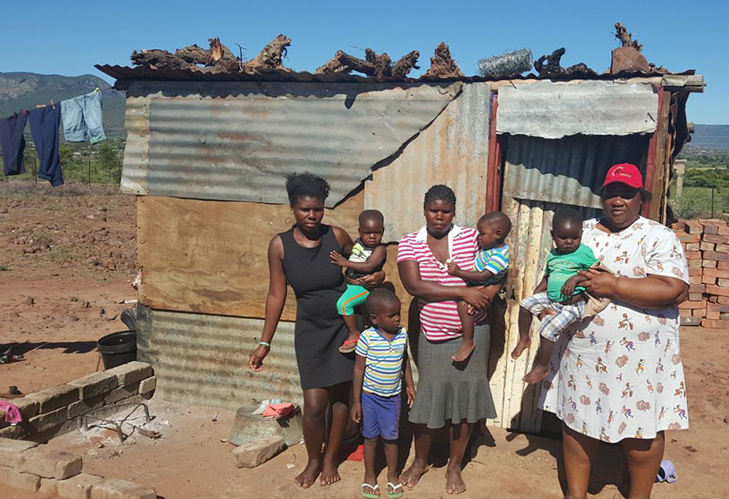 Two indigent families experience a ray of hope in form of shelter
