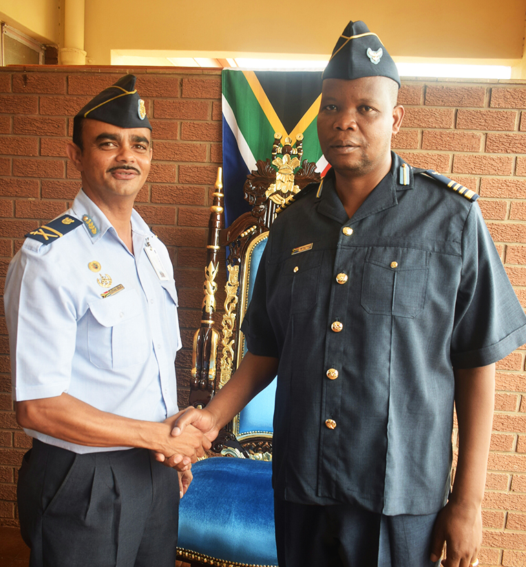 King Toni Mphephu Ramabulana receives force uniforms