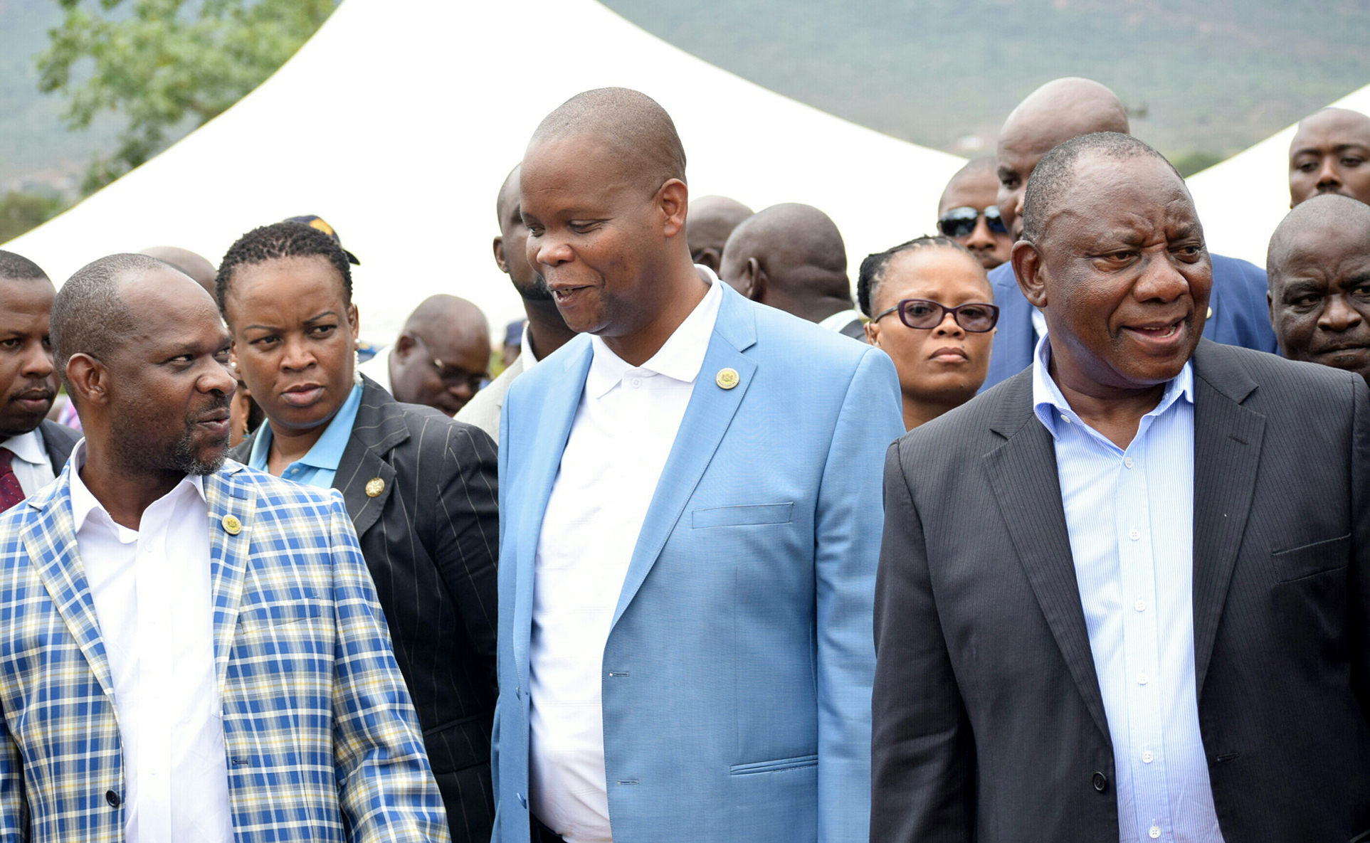 ANC top six led by Ramaphosa visit Vhavenda king