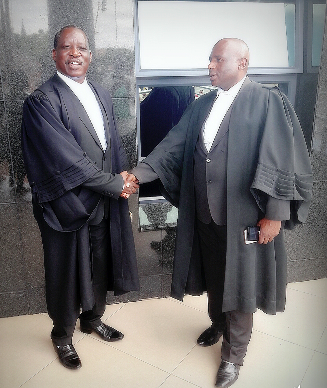 Senior police officer admitted as advocate