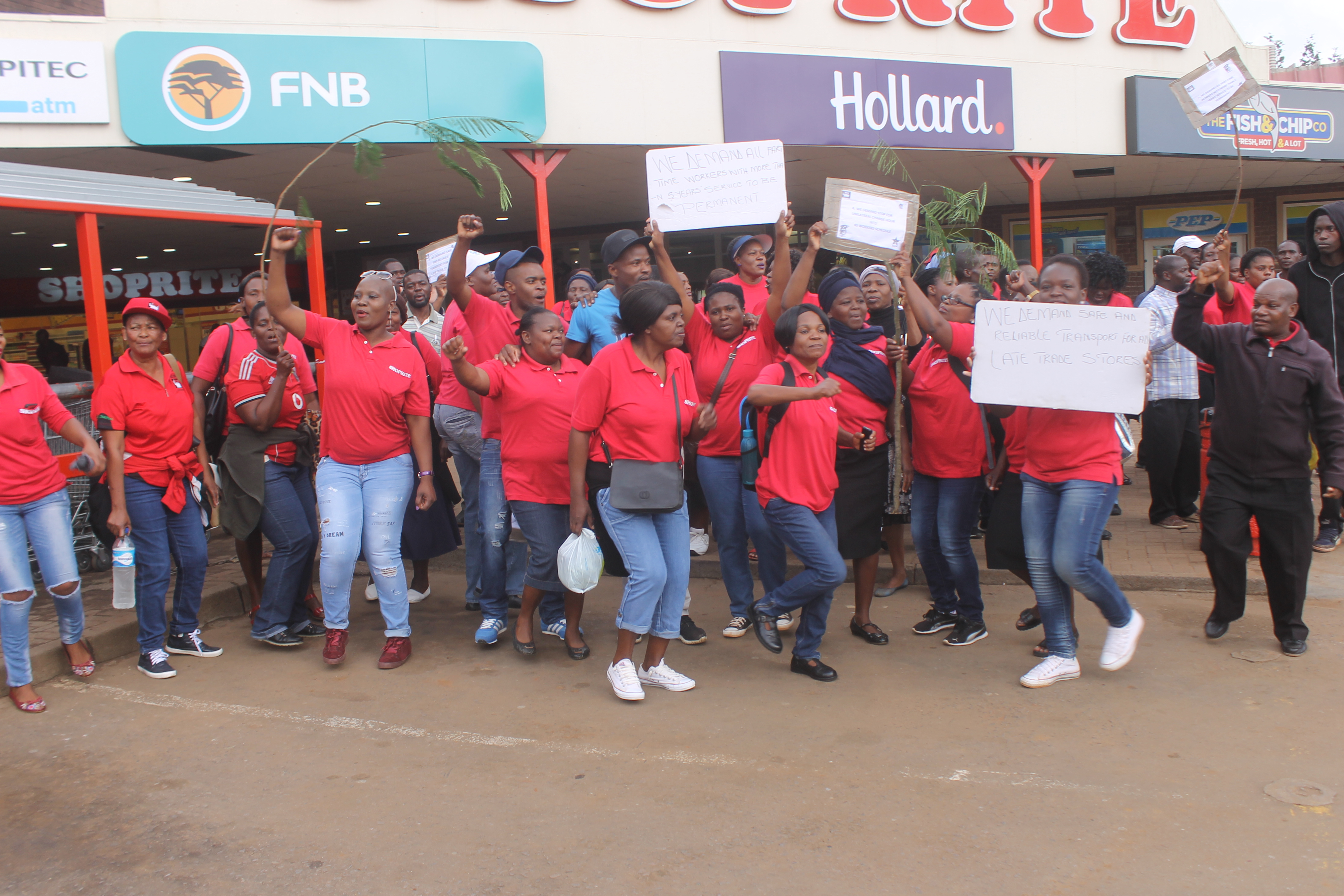 Shoprite workers demand living wage