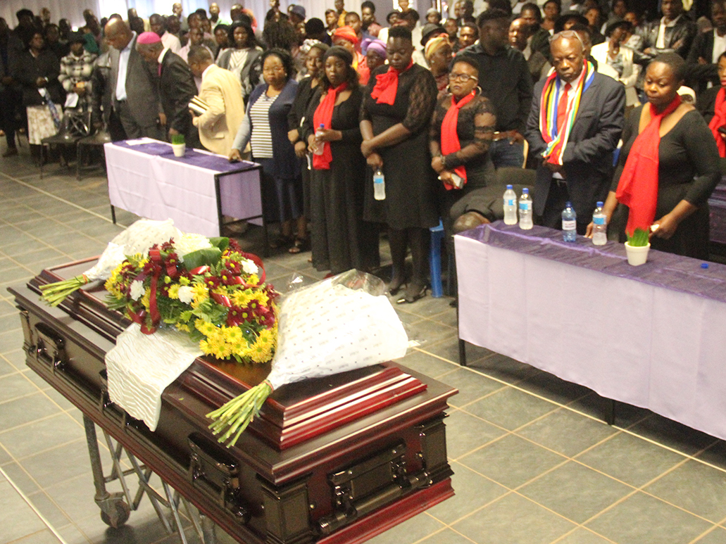 Murdered son of pastor buried