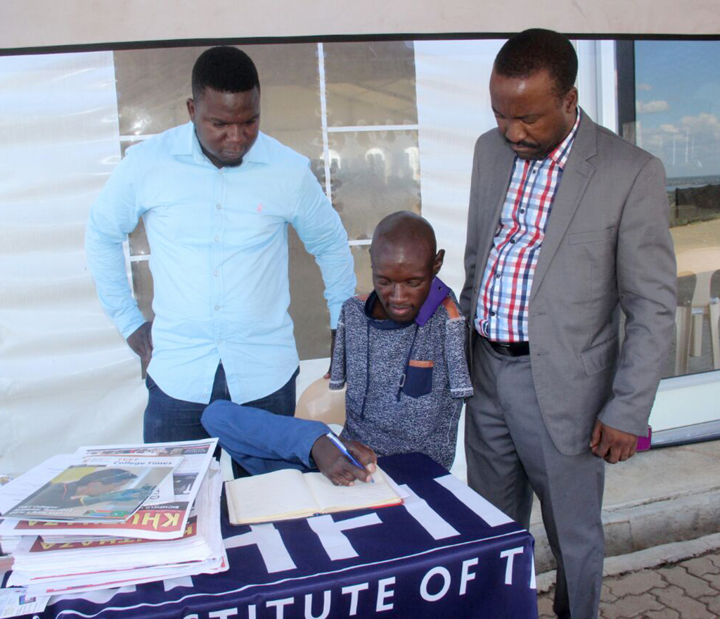 Limbless Mpho succeed against all odds.