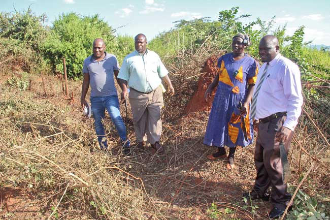 Hands off our school yard - Maungani parents.