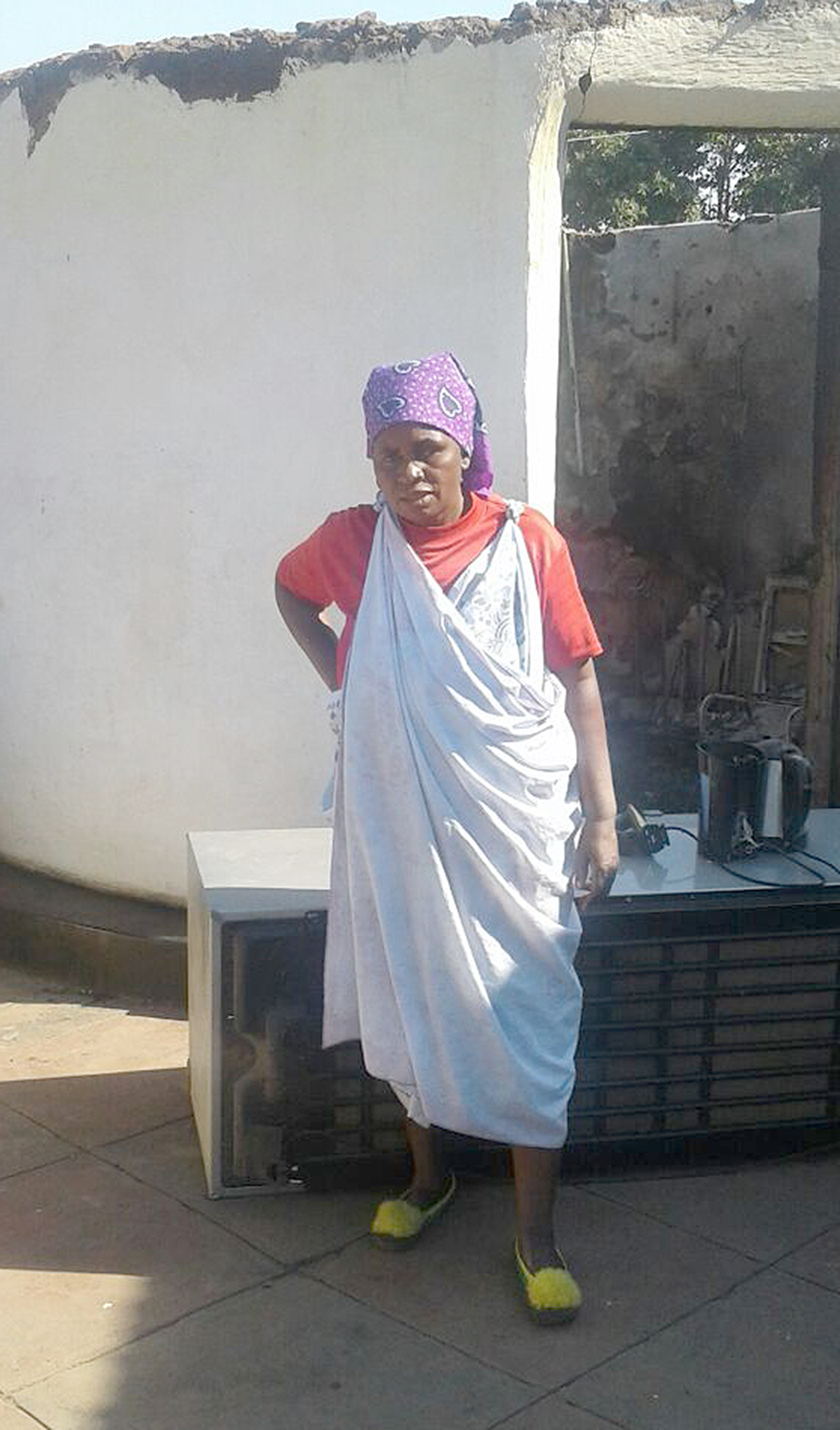 Gogo's house burnt
