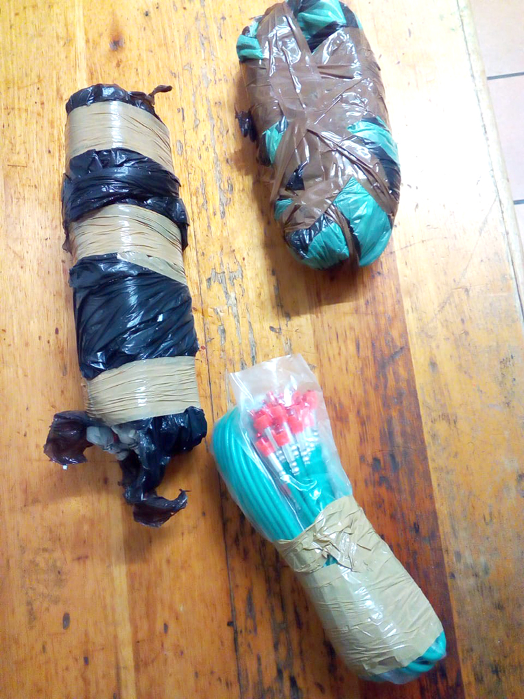 Seven suspects arrested at border for explosives