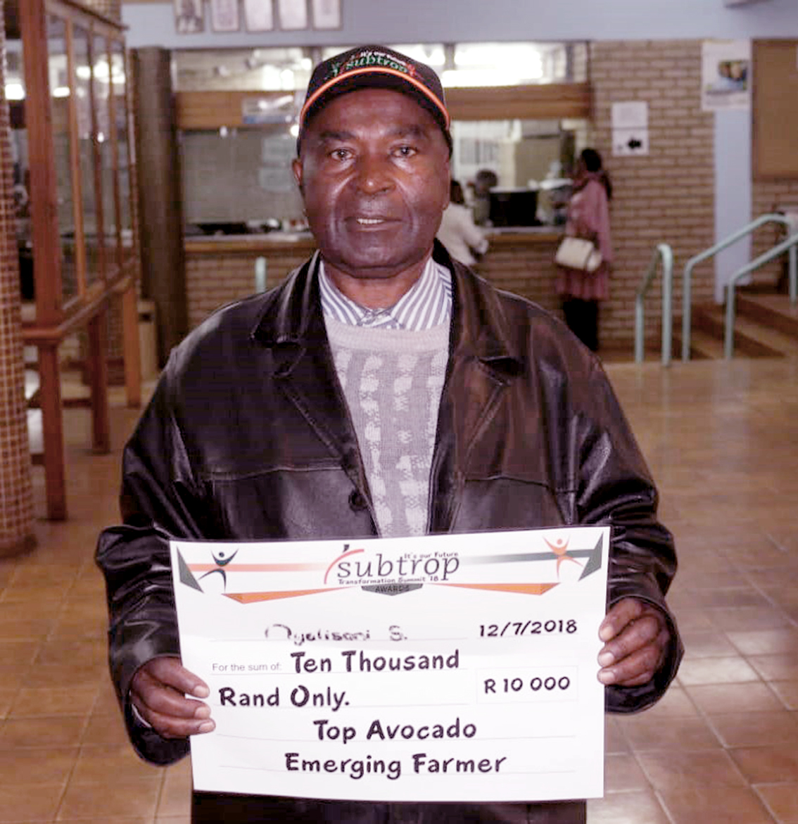 Award for local avocado farmer