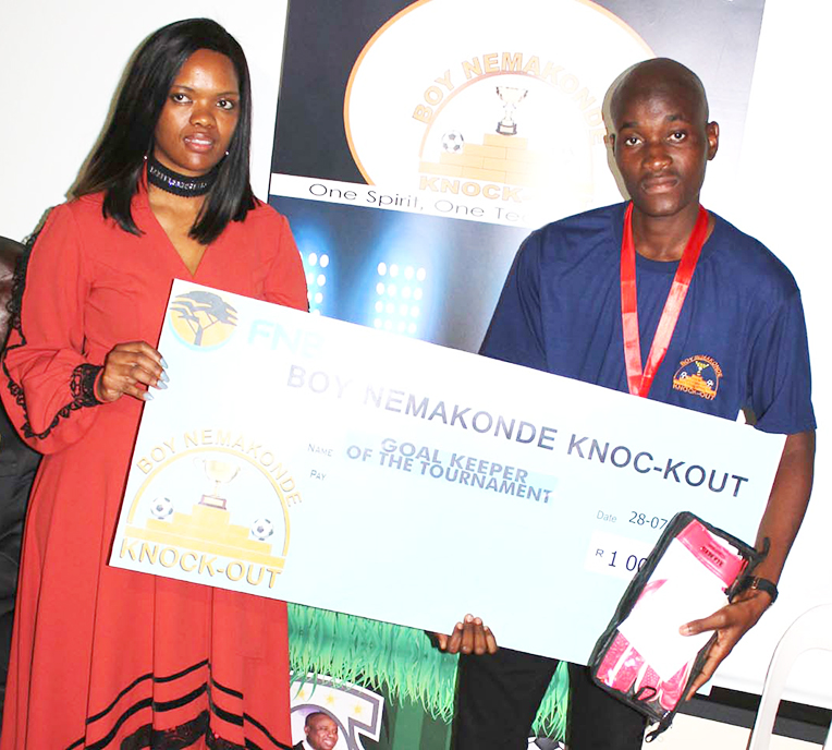 Floating trophies for Begwa United Brothers