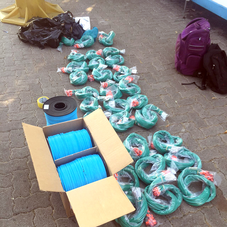 Three arrested at border for possession of explosives