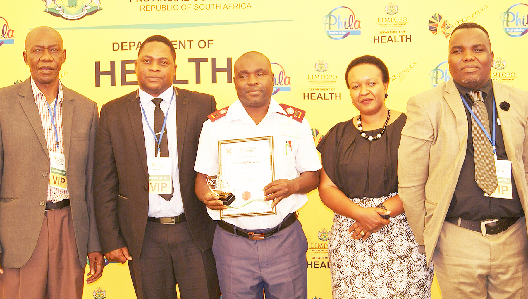 Awards for achievers at Musina Hospital