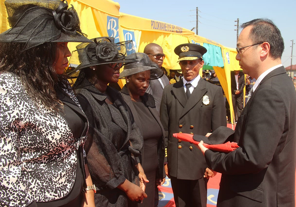 Hero's funeral for fallen fireman