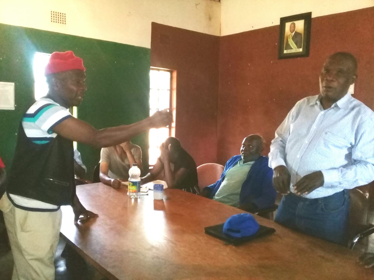 Chaos as territorial council refuse to address community