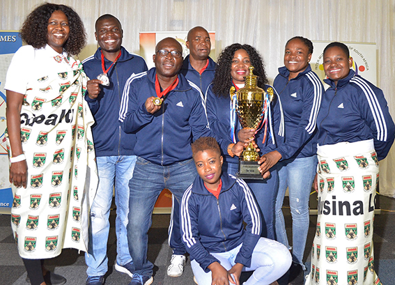 Gold for Musina Municipality's tennis team