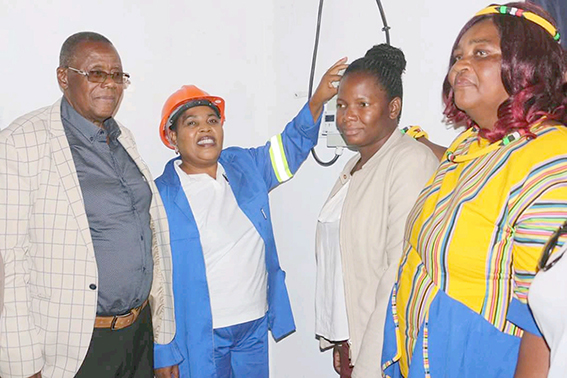 The lights go on for 246 households
