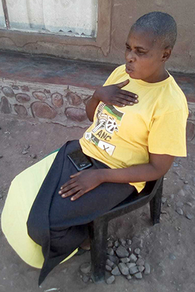 Woman lucky to have survived with her life