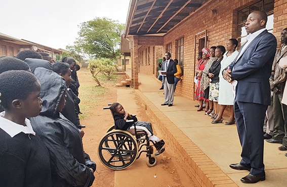 Mayor visits local schools