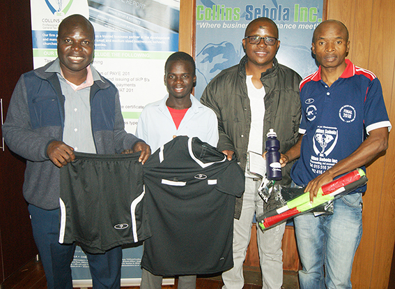 Match officiat kit for young ref Ndifelani