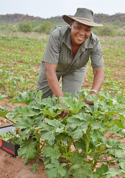 Rosina is the top female farmer in Musina