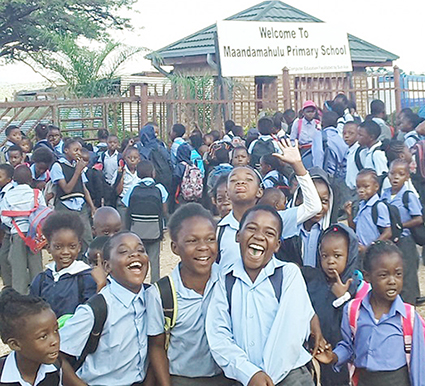 Pfananani children are back in classes