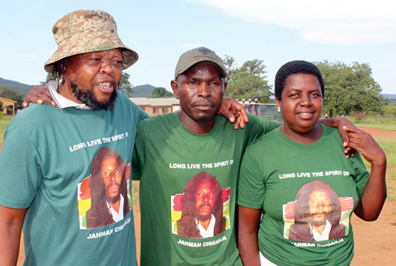 Musicians honour Jahman Chiganja