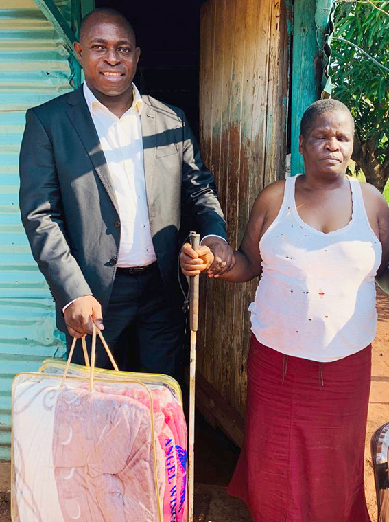 Special gift for blind woman
