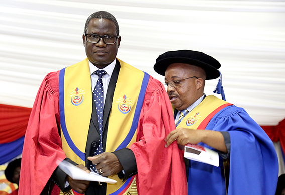 Nthambeleni inaugurated as vice-chancellor and principal