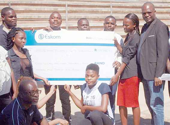 Art equipment handed to Masia Youth Development Project