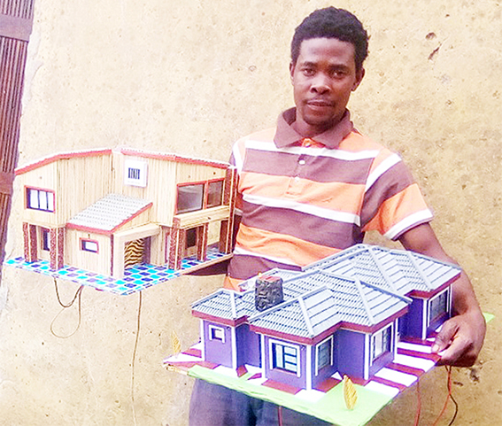 Mashudu enjoys creating doll houses