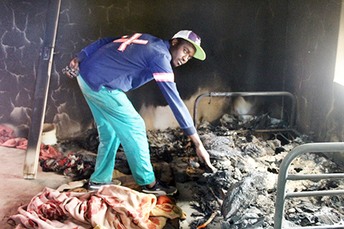 Two gogos burnt to death