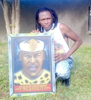 Percy's mesmerizing art catches the eye