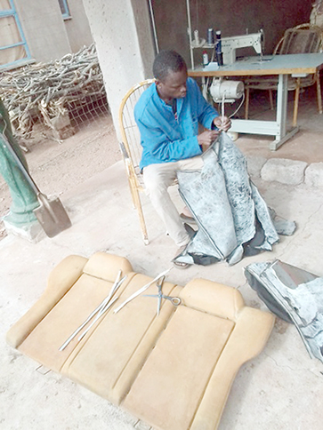 Young man beats unemployment by employing fellow youths
