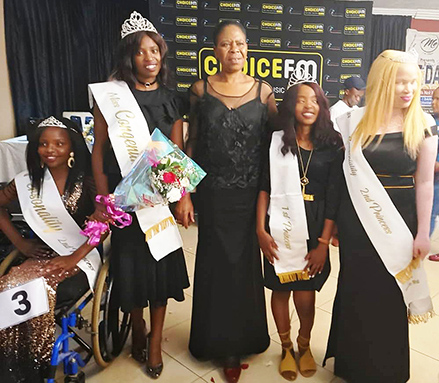 Disabled and visually impaired girls contest for Miss Congeniality