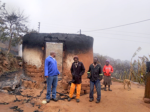 Six families left homeless after devastating fire