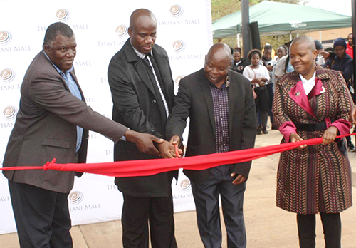 Thavhani Mall bus rank officially opened