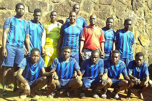 Traditional leader donates soccer kit