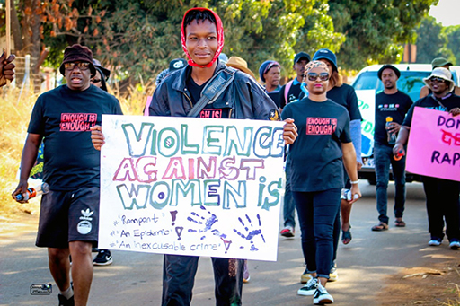 “Dont abuse women and children”