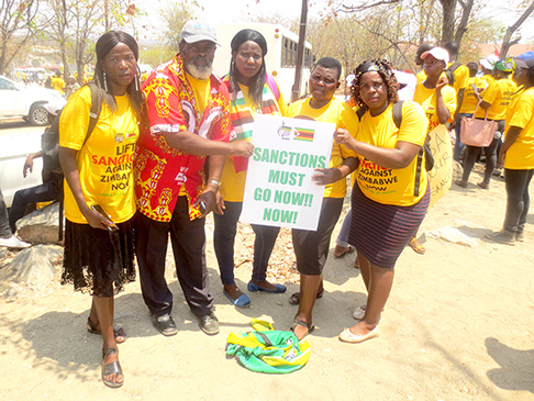 ANC supporters call for lifting of Zim sanctions