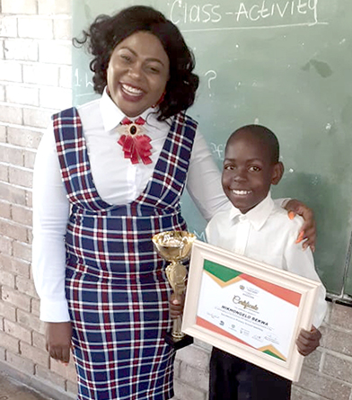 Magangeni's teacher bags award for excellence