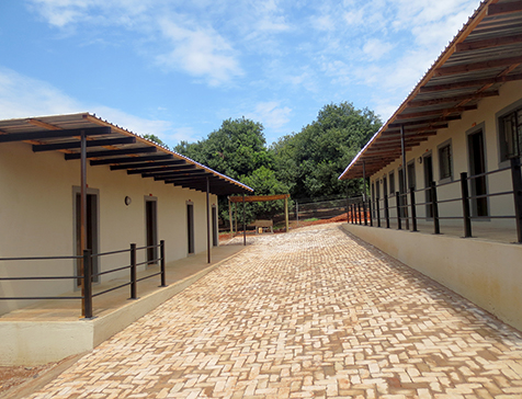 Houses for workers at Mauluma Enterprize