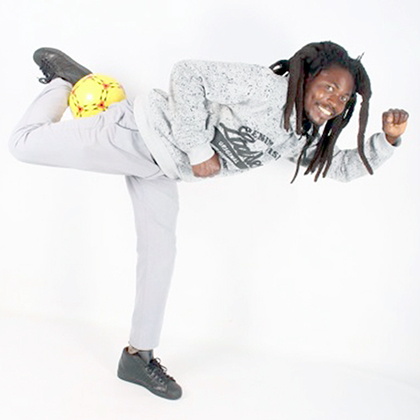 Ras-Lion belts out reggae songs