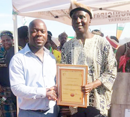 Magaisa honoured for his outstanding contribution