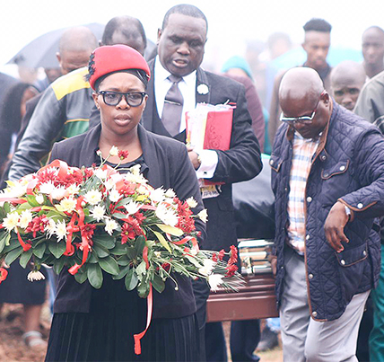 Municipal worker laid to rest