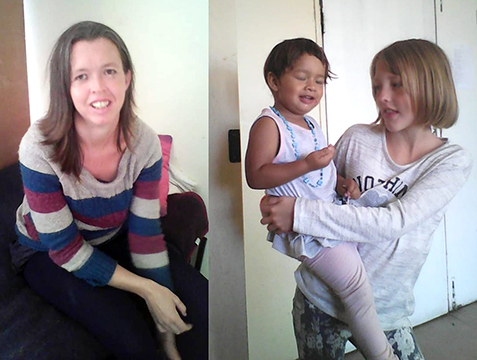 Help find mother and two children