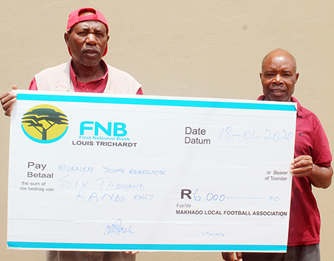 Makhado teams share R300 000