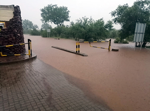 KNP temporarily closes gravel roads and some facilities due to heavy rains
