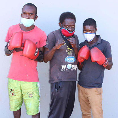 Boxers knocked down by lockdown