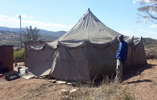 Family of ten still living in tent after 2010 floods